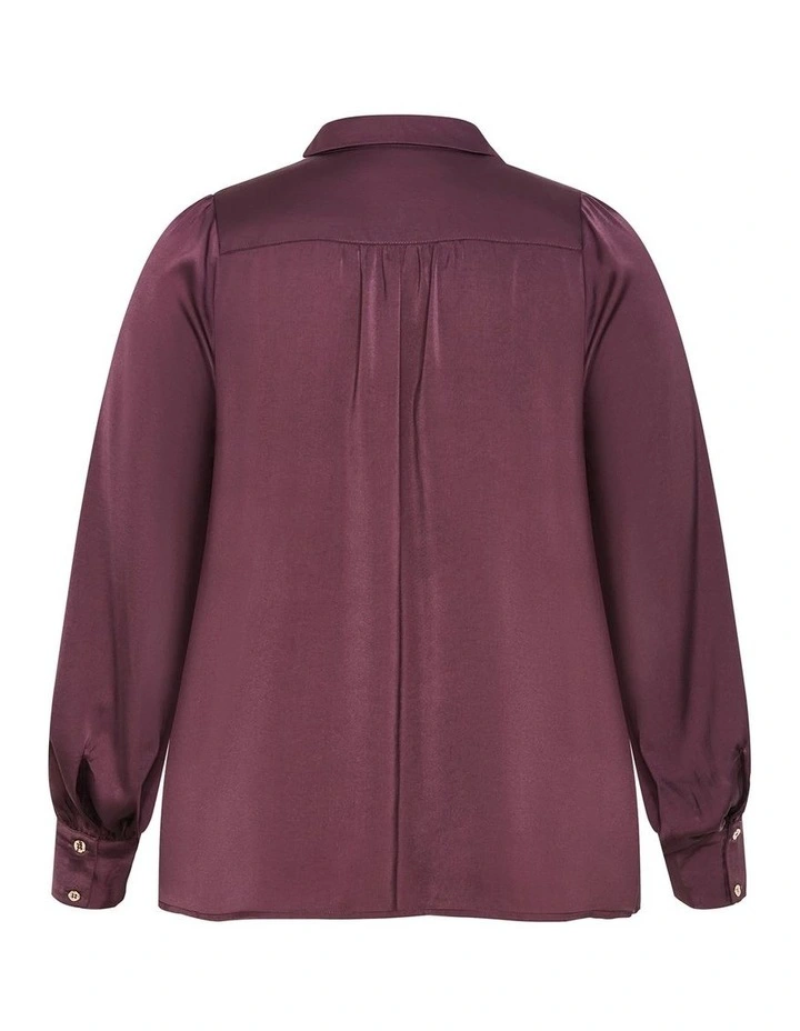 Hadlee Shirt in Deep Raisin image 4
