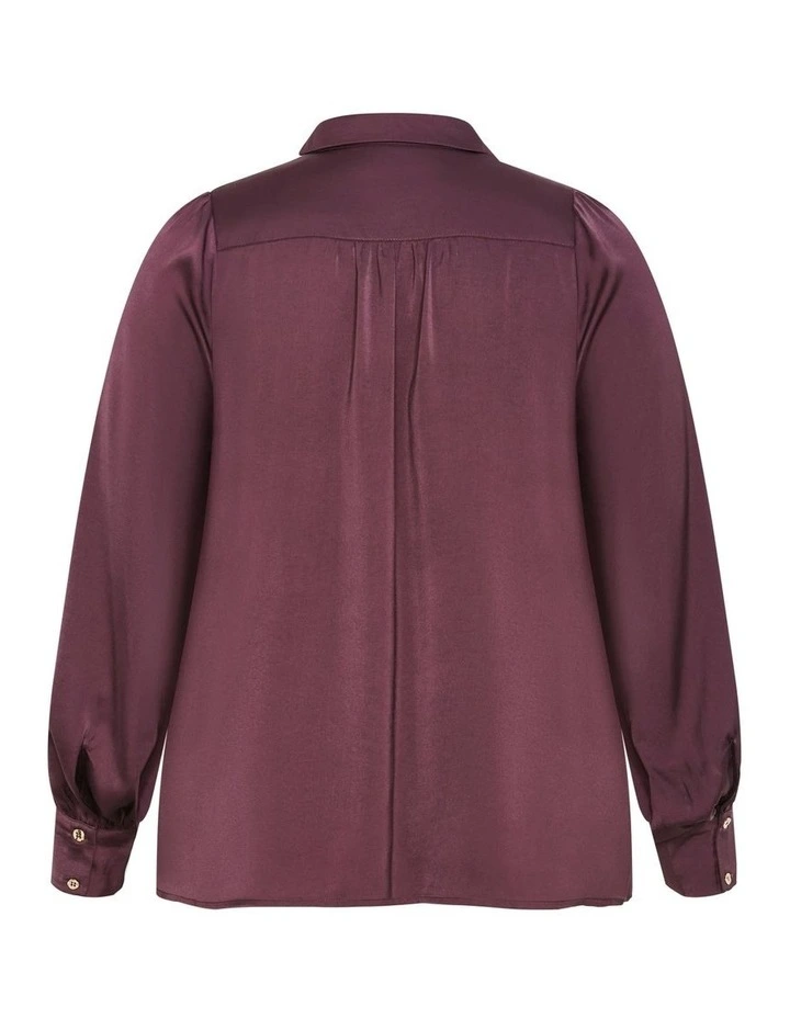 Hadlee Shirt in Deep Raisin image 5