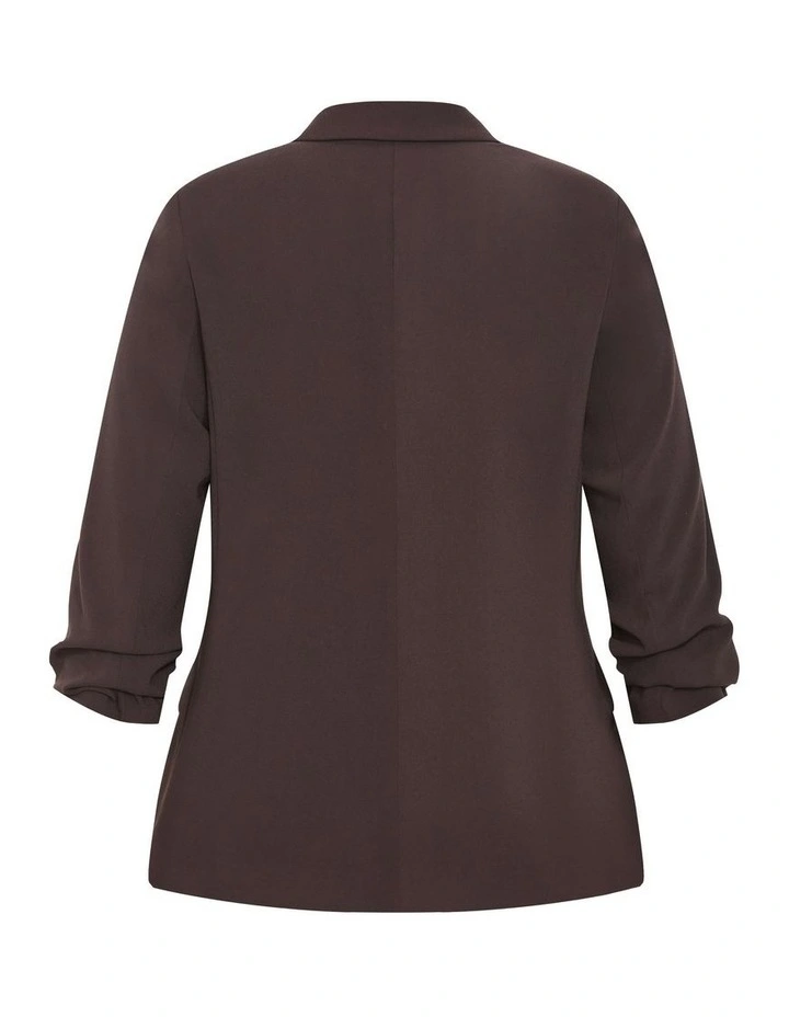 Abbie Blazer in Chocolate image 7