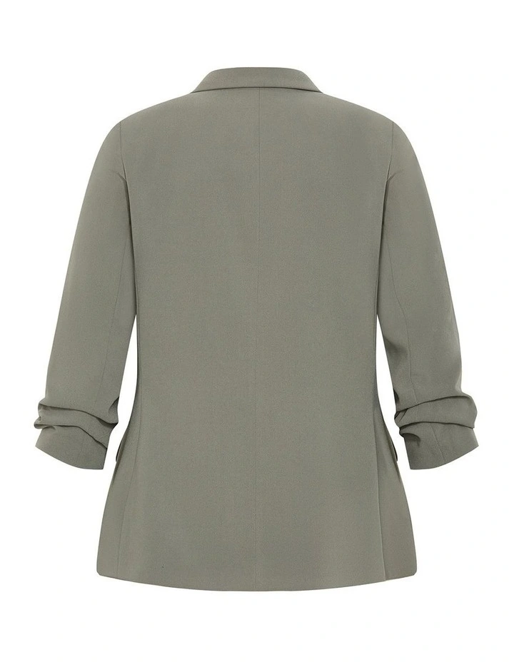 Abbie Blazer in Dark Sage image 4