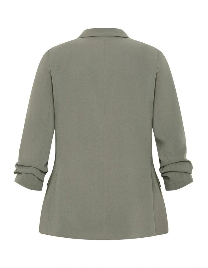 Abbie Blazer in Dark Sage image 6