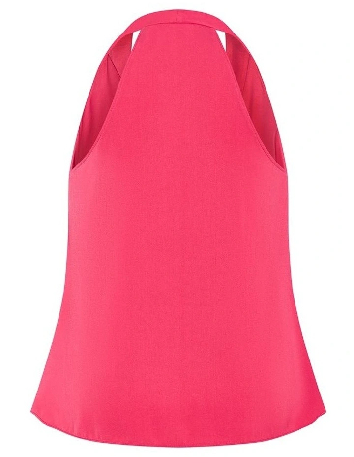 Chloe Cowl Neck Top in Pink image 5
