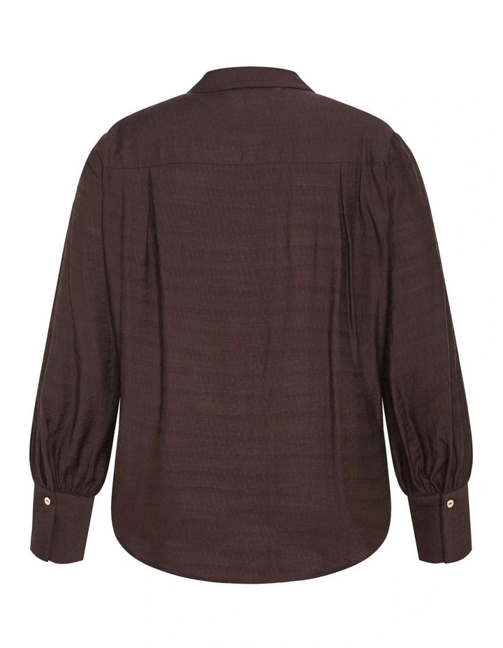Rosabella Shirt in Chocolate image 5
