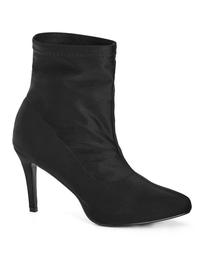 Sassy Sock Boot in Black image 1