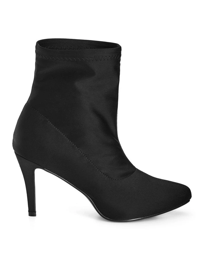 Sassy Sock Boot in Black image 2