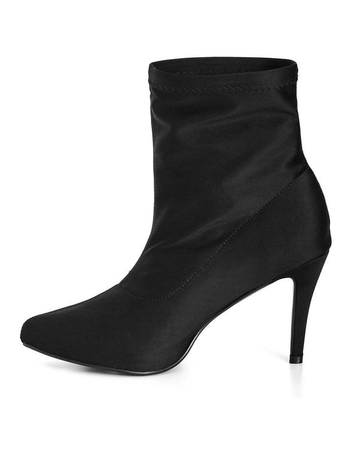 Sassy Sock Boot in Black image 4