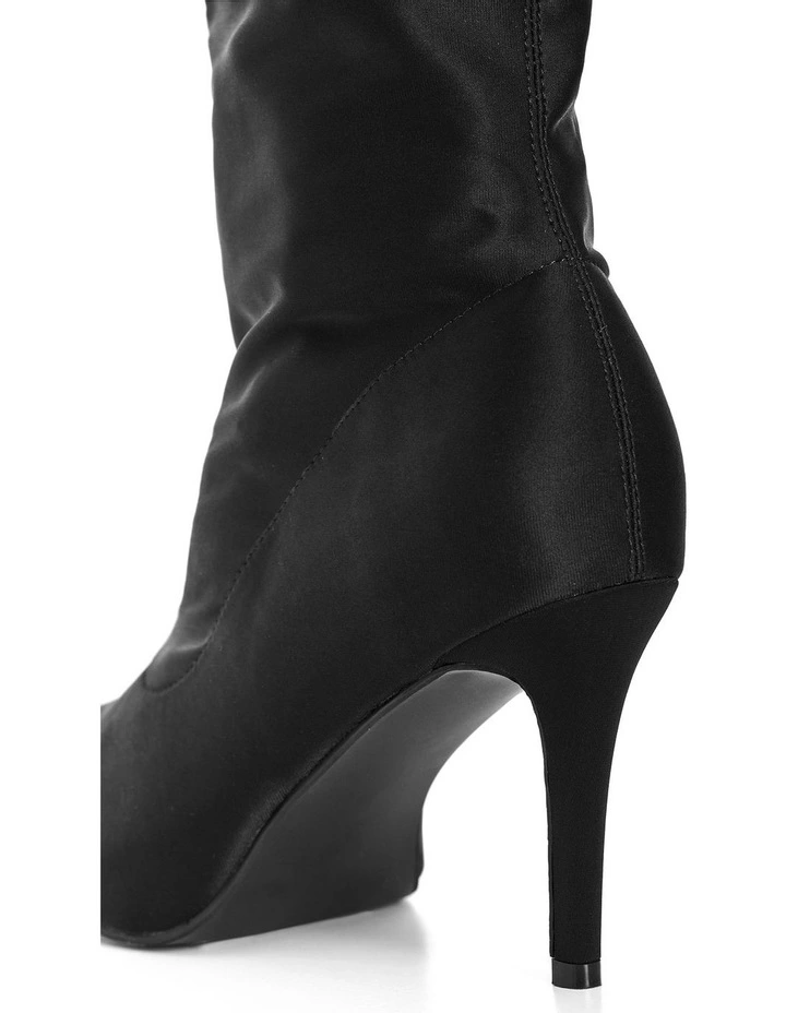 Sassy Sock Boot in Black image 7