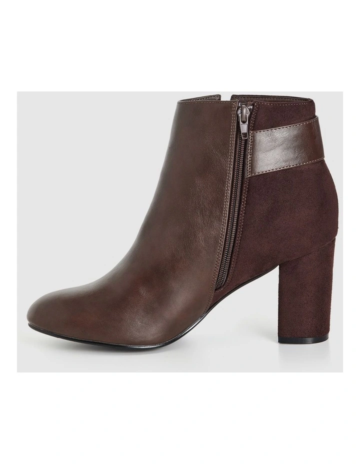 Jax Ankle Boot in Brown image 4