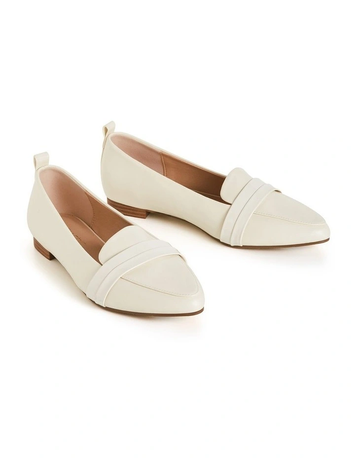 Lucinda Loafer in Cream image 6