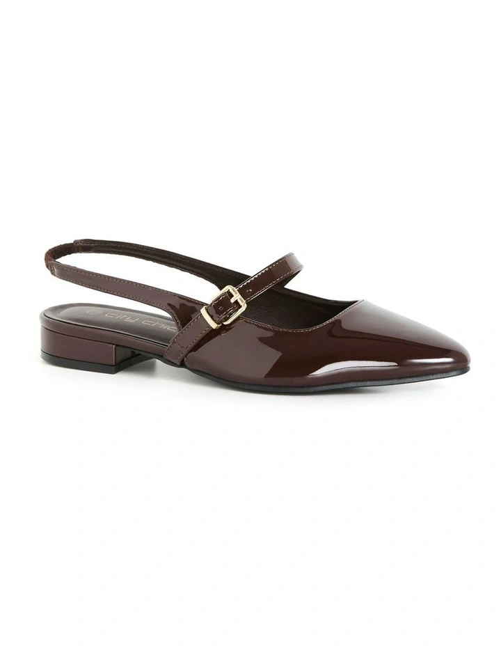 Peasley Slingback in Chocolate image 1