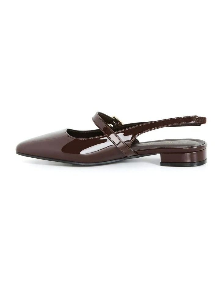 Peasley Slingback in Chocolate image 3