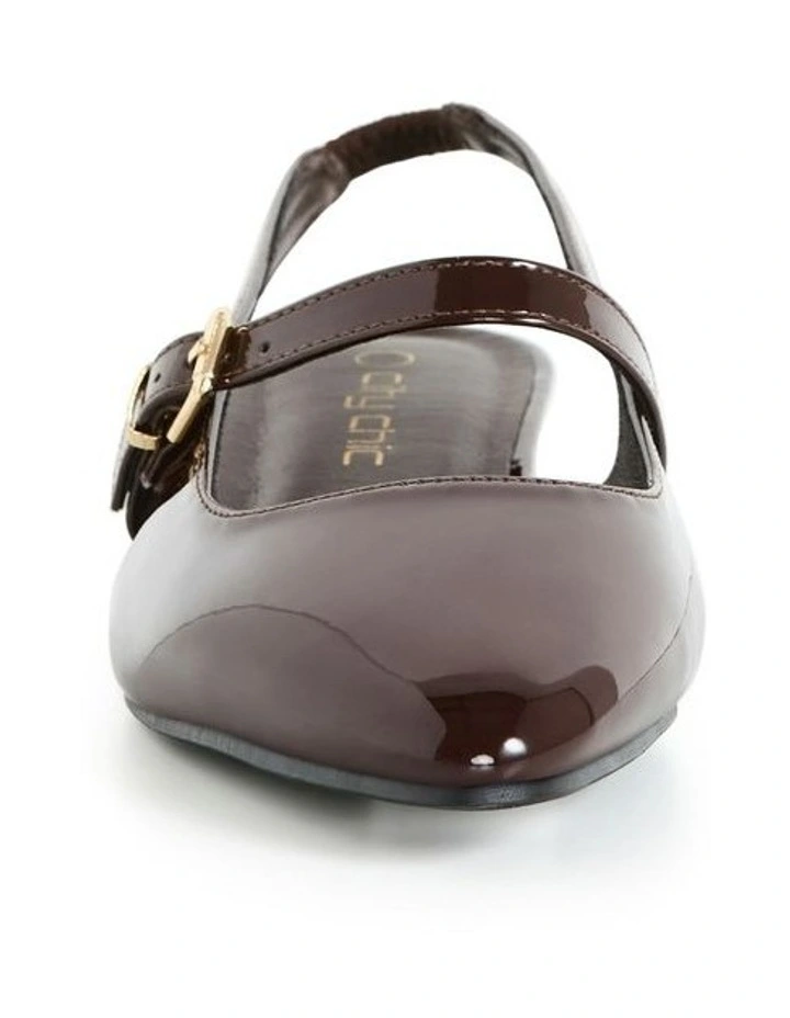 Peasley Slingback in Chocolate image 4