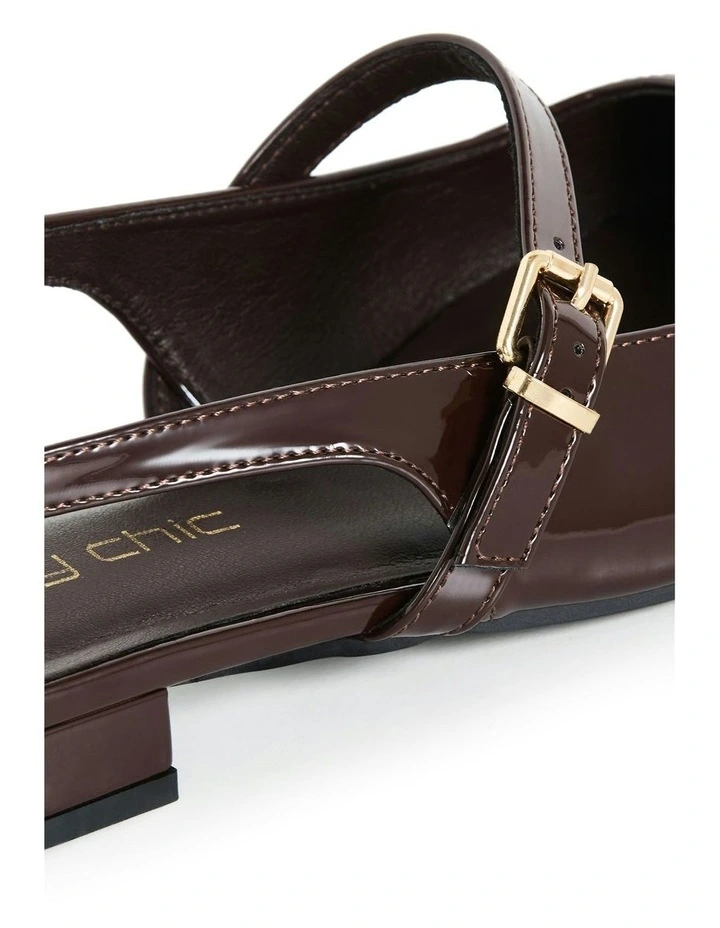 Peasley Slingback in Chocolate image 6