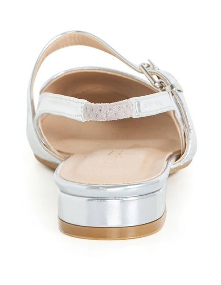 Slingback Peasley Sandal in Silver image 2
