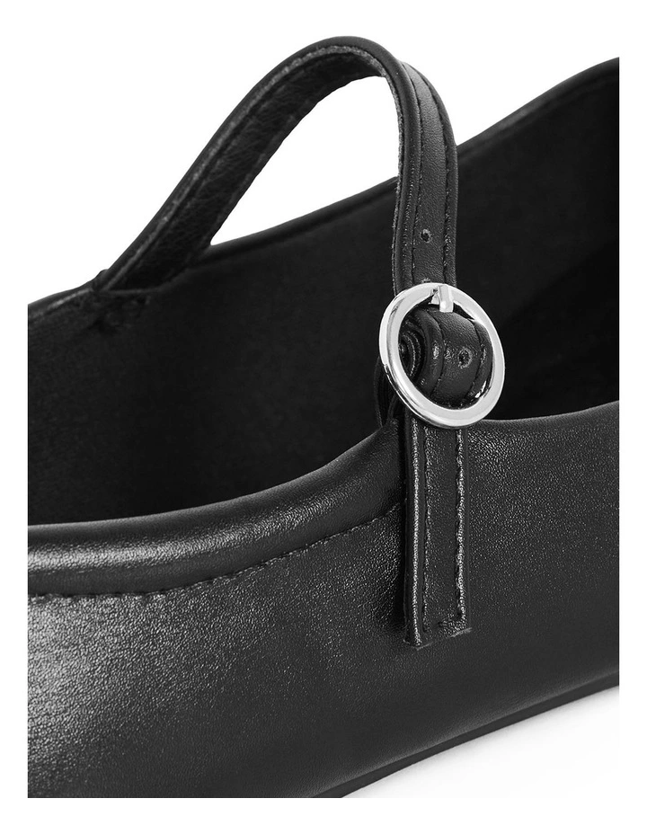 Balerina Sofia in Black Pu image 6