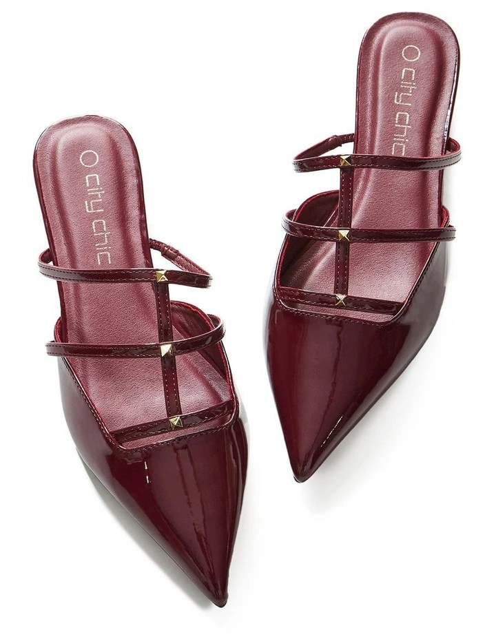 Azelea Slide in Dark Cherry image 4