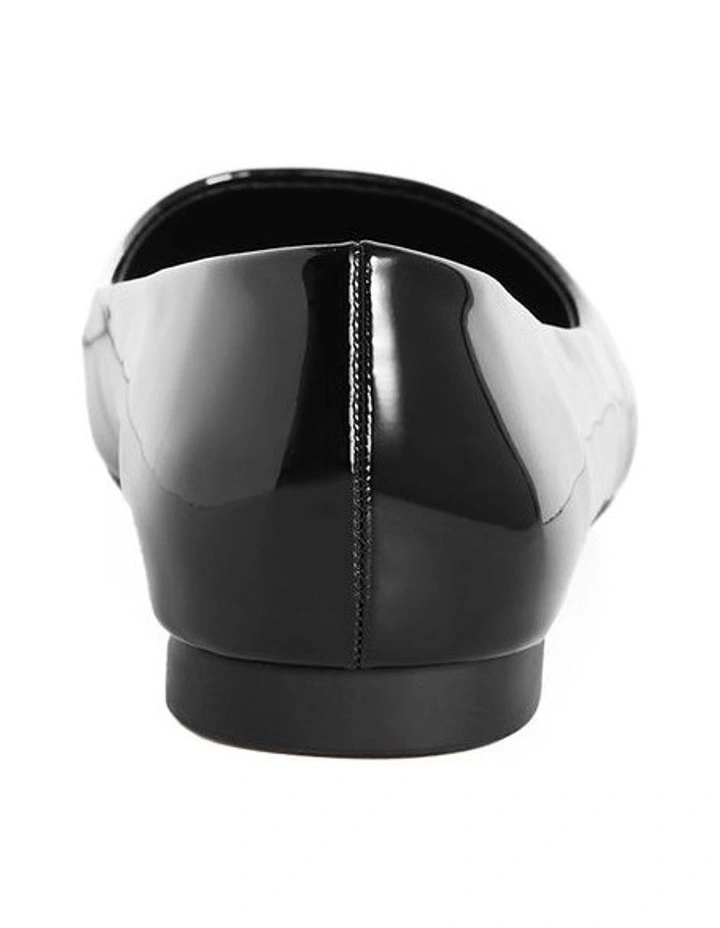 Rae Ballet Flat in Black Patent image 2