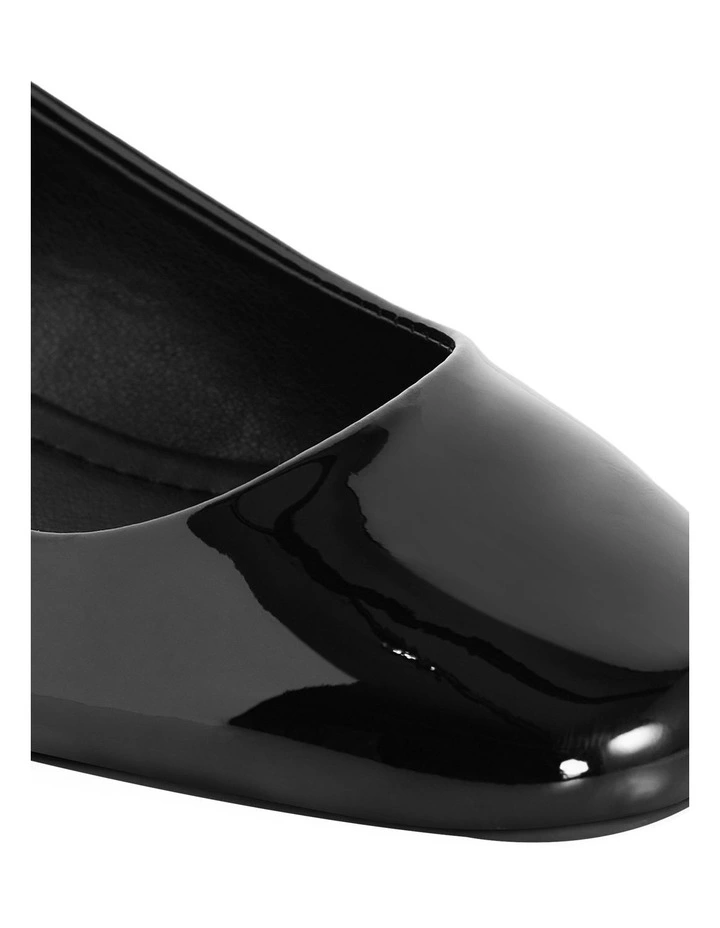 Rae Ballet Flat in Black Patent image 6