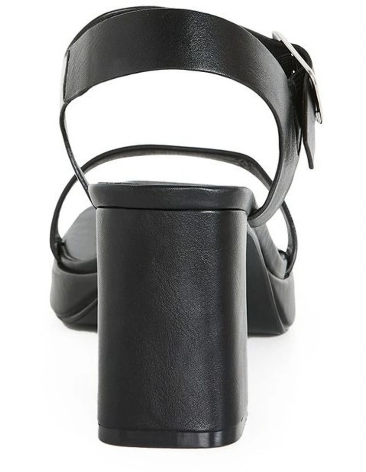 Hadlee Platform Sandal in Black image 2