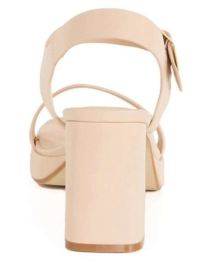 Hadlee Platform Sandal in Nude image 2