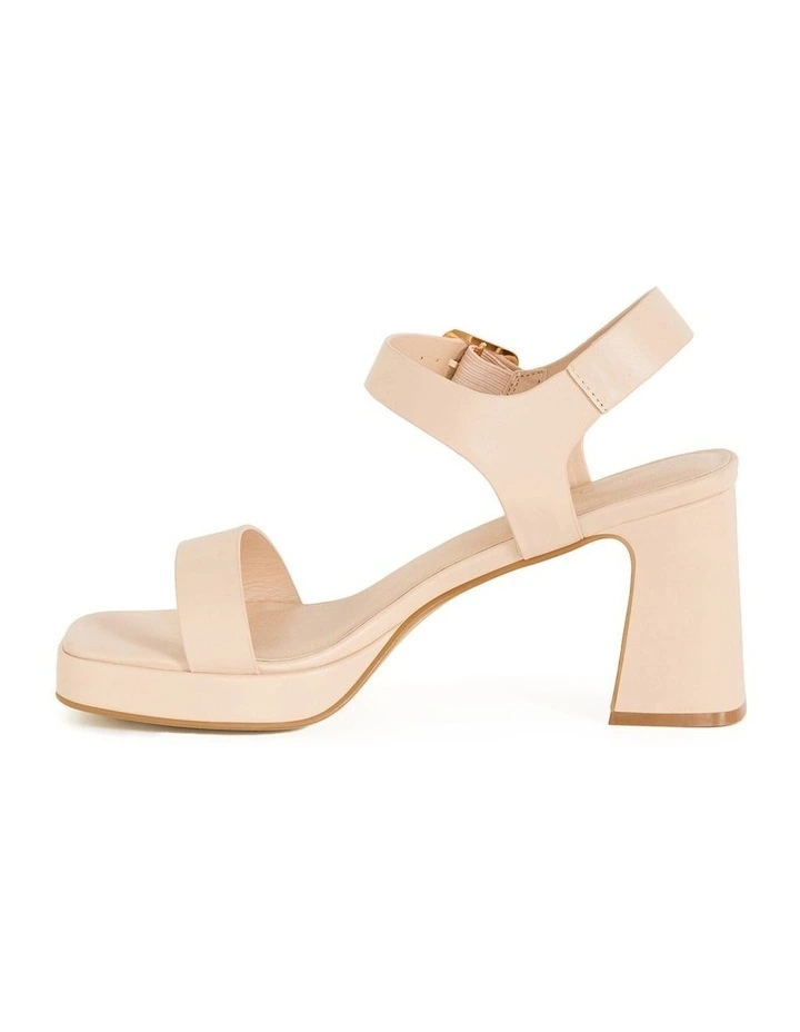 Hadlee Platform Sandal in Nude image 3