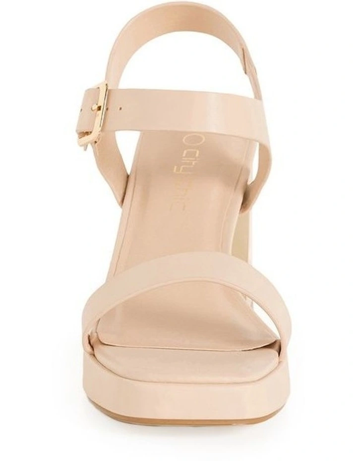 Hadlee Platform Sandal in Nude image 4