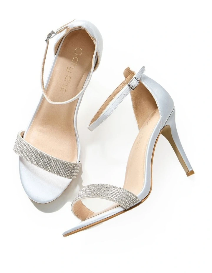 Ultra Glam Heel in Silver image 6