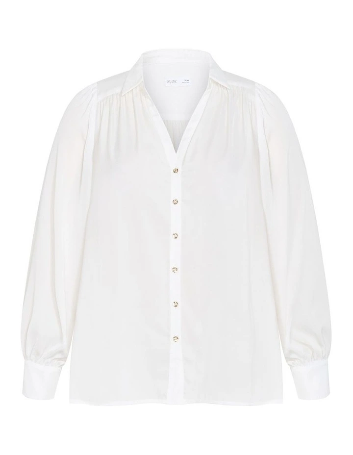 Hadlee Shirt in Ivory image 3