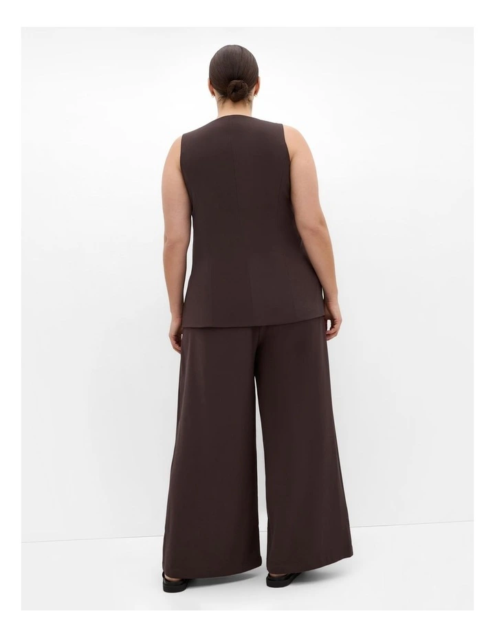 Abbie Vest in Chocolate image 2