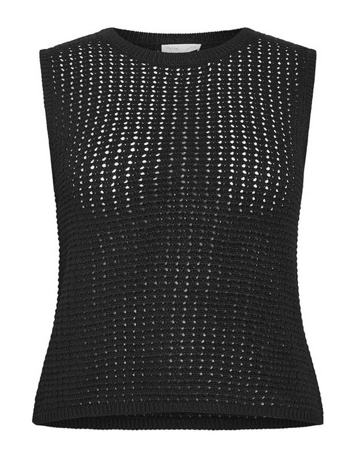Cornelia Knit Top in Black image 3