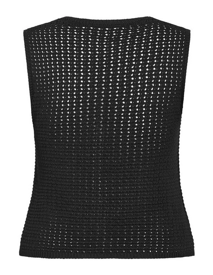 Cornelia Knit Top in Black image 4
