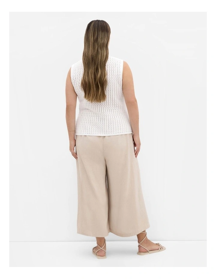 Cornelia Knit Top in Ivory image 2