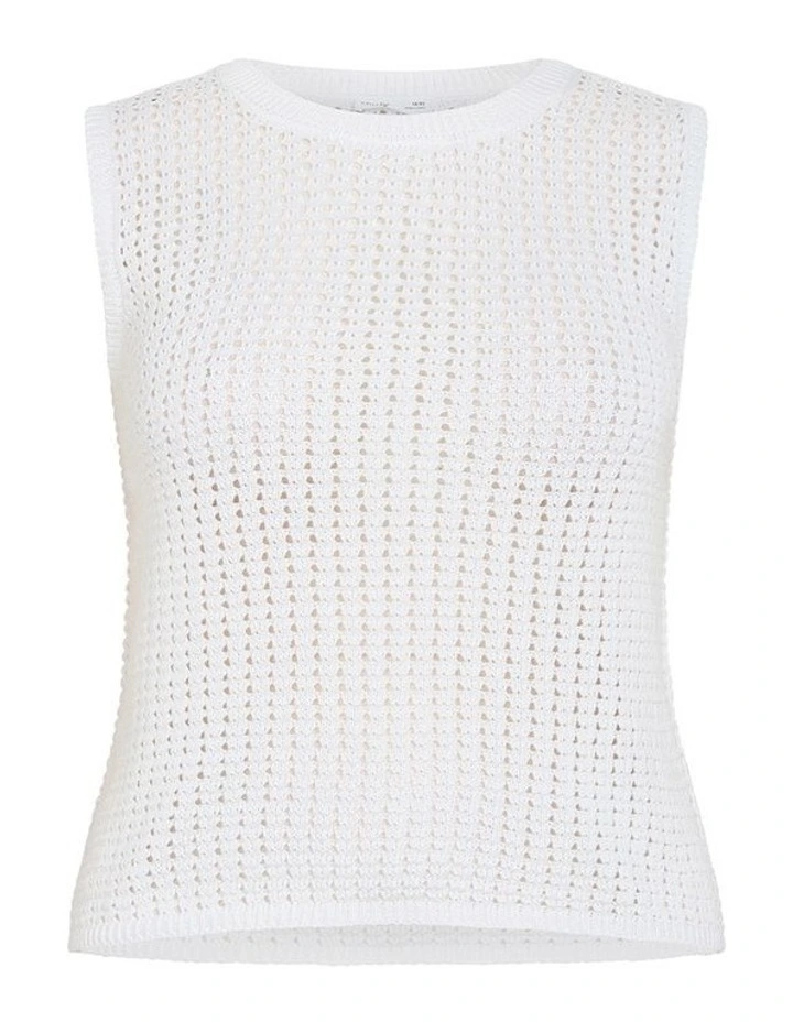 Cornelia Knit Top in Ivory image 3