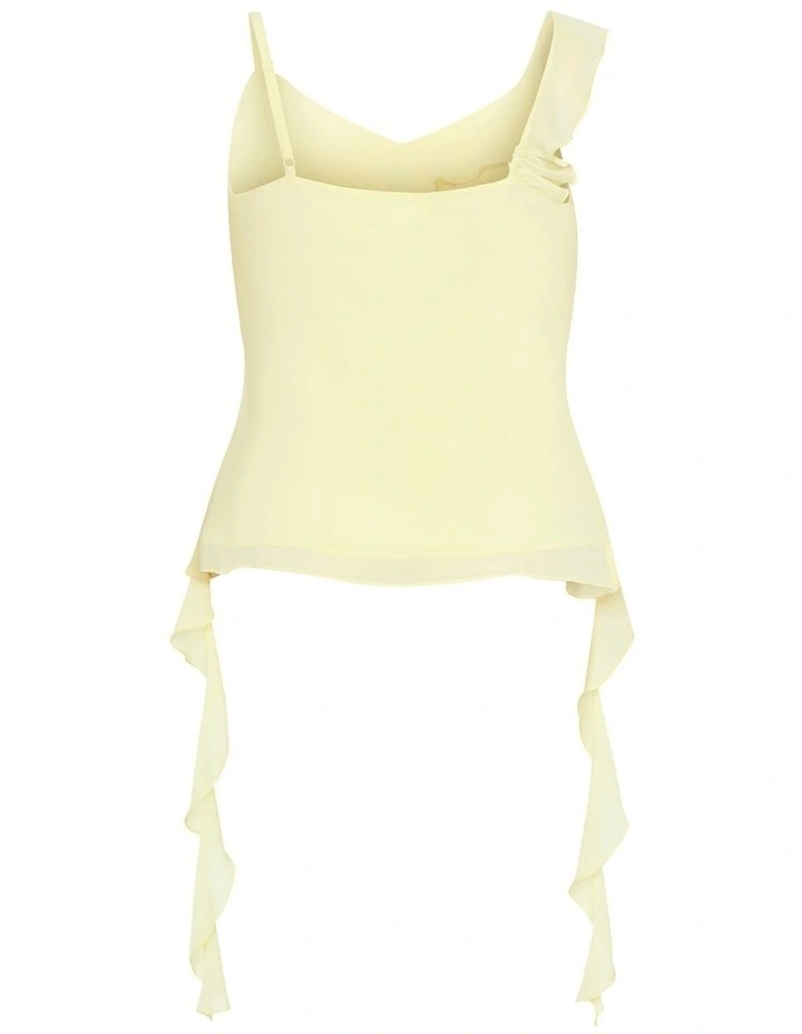 Waverly Frill Top in Lemon Drop image 4