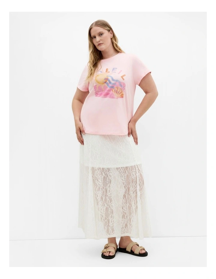Sorrento Tee in Pink image 1