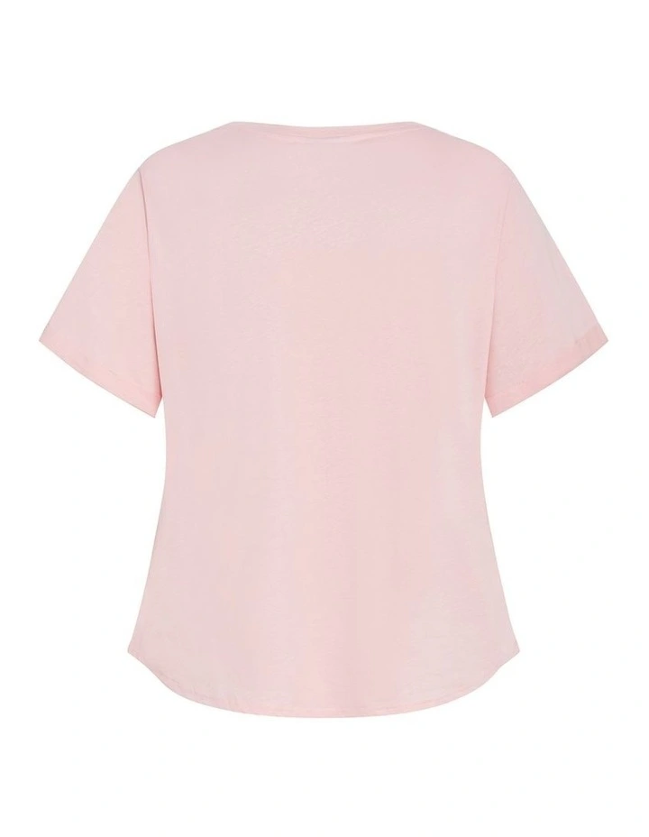 Sorrento Tee in Pink image 4