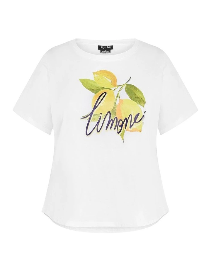 Capria Tee in White image 3