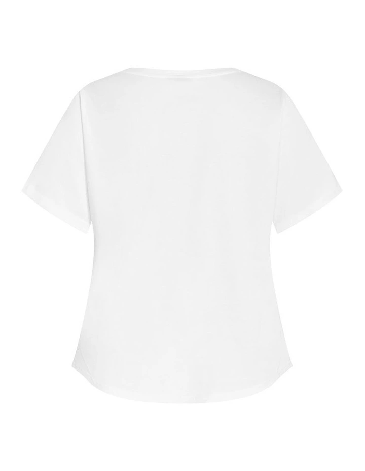 Capria Tee in White image 4