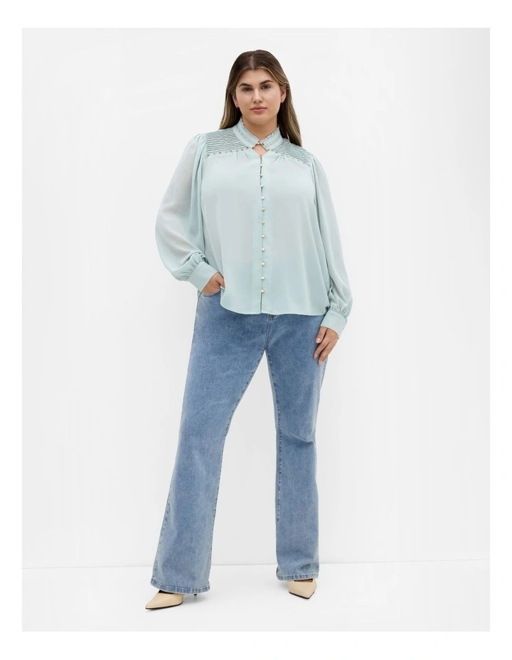Florence Shirt in Sage image 1