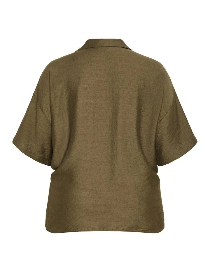Rosie Shirt in Khaki image 4