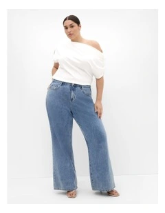 Imani Off Shoulder Top in Ivory