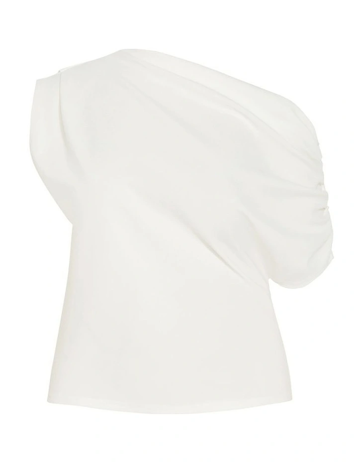 Imani Off Shoulder Top in Ivory image 3
