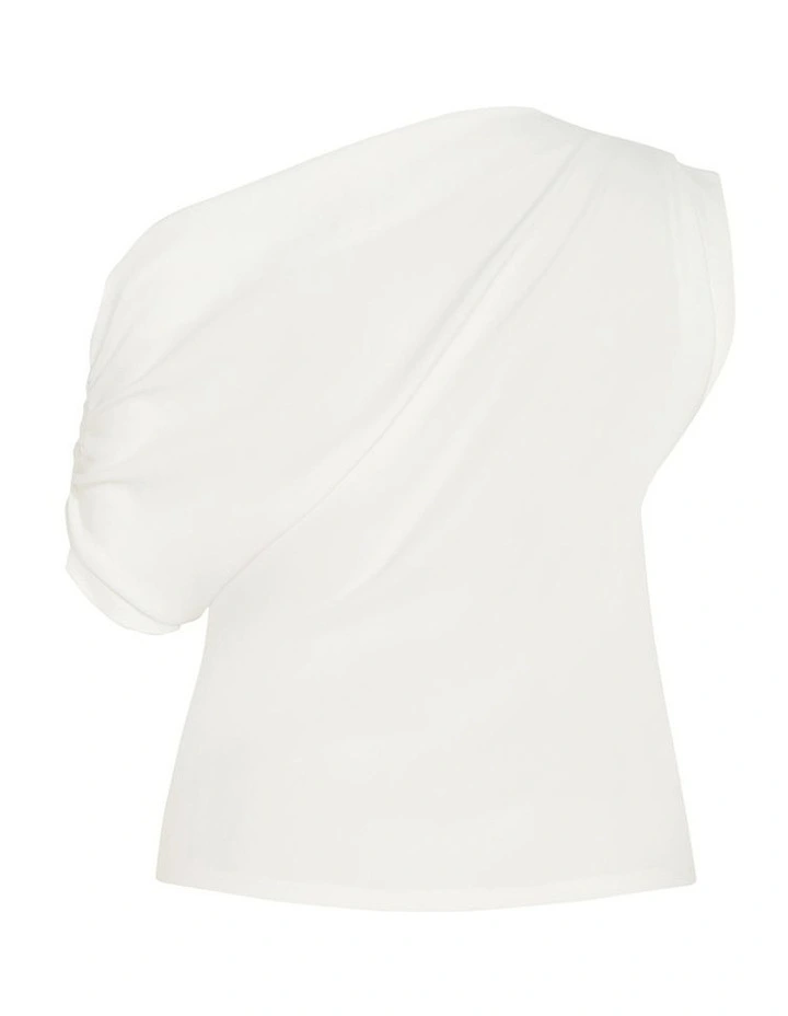 Imani Off Shoulder Top in Ivory image 4