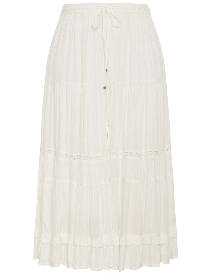 Aurora Skirt in Ivory image 3