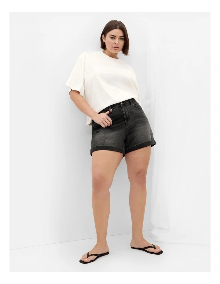 Dolcie Short in Black Wash image 1