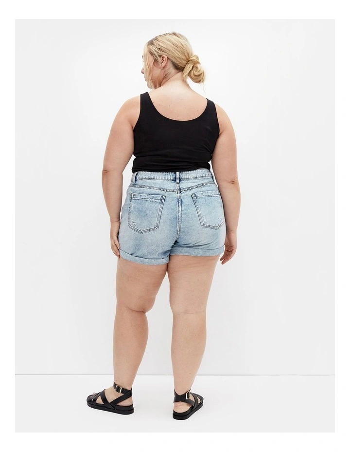 Dolcie Short in Light Wash image 2