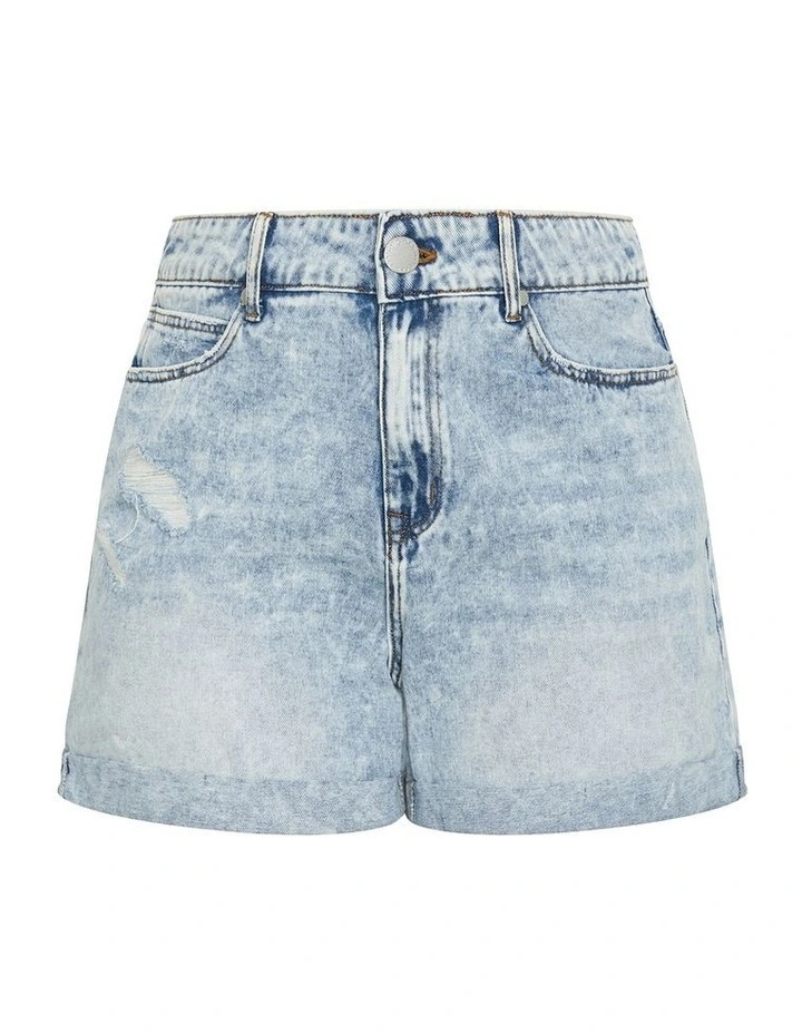 Dolcie Short in Light Wash image 3