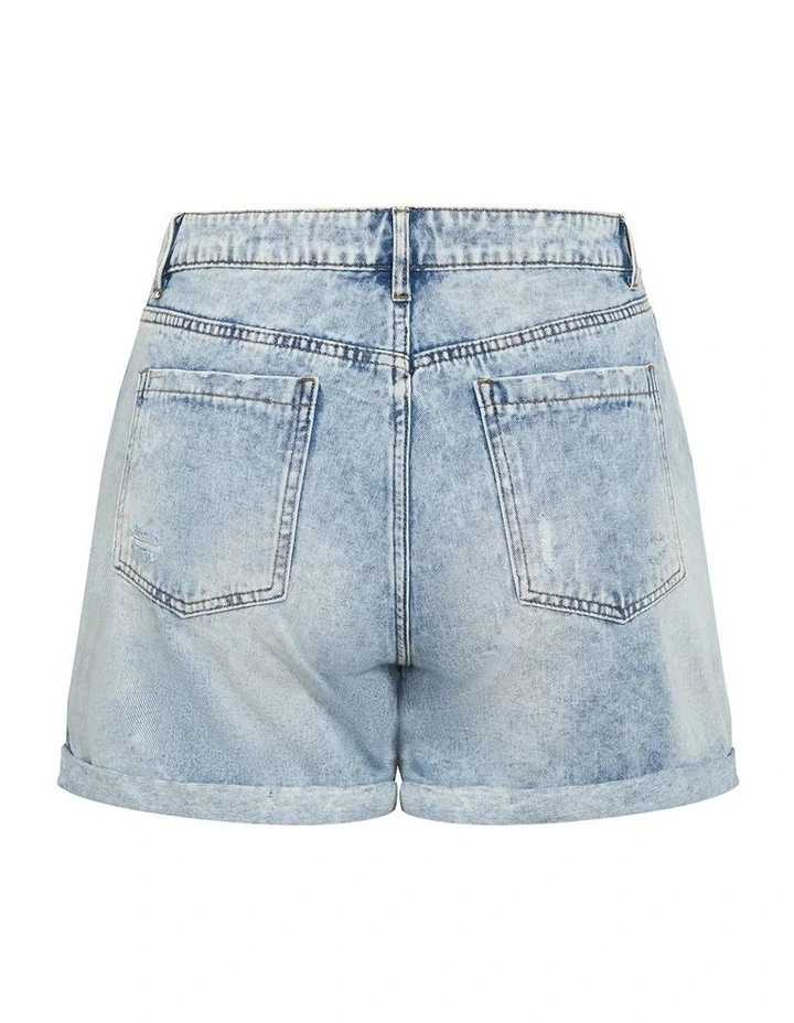 Dolcie Short in Light Wash image 4