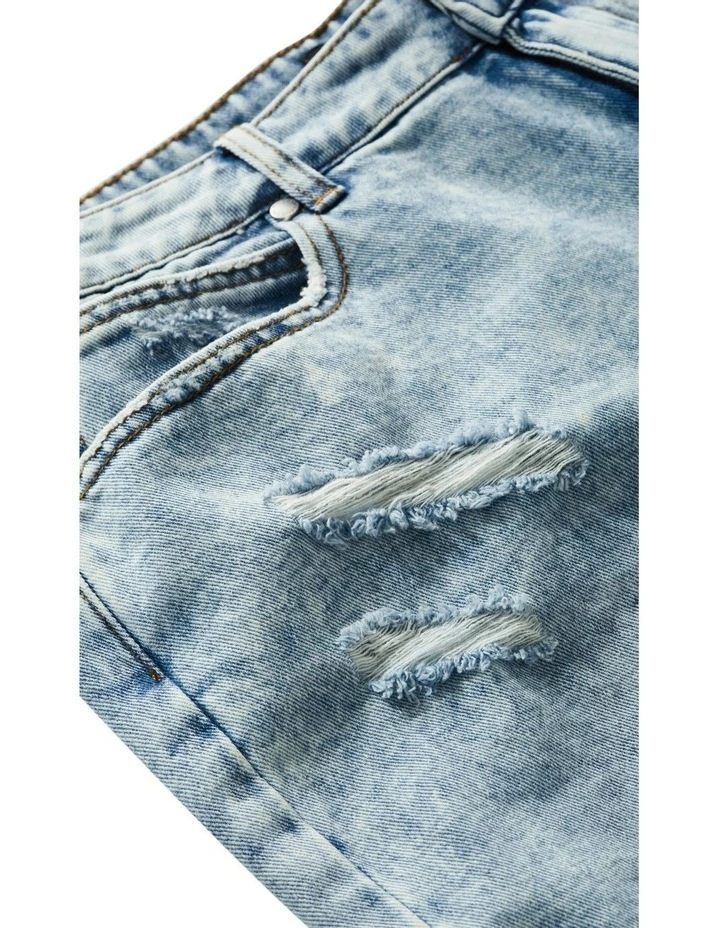 Dolcie Short in Light Wash image 6