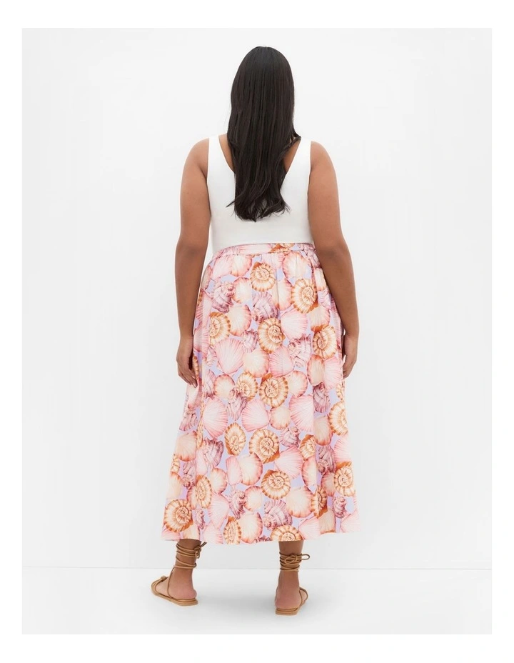 Vacay Print Skirt in Lilac image 2